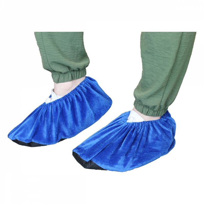 Lot de 10 paires de surchaussures antidérapantes - Bleu