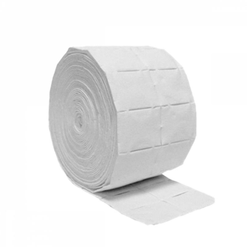 Lot de 4 rouleaux de 500 cotons manucure de cellulose