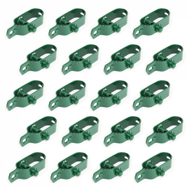 Lot de 20 tendeurs plastifiés N°3 - Vert