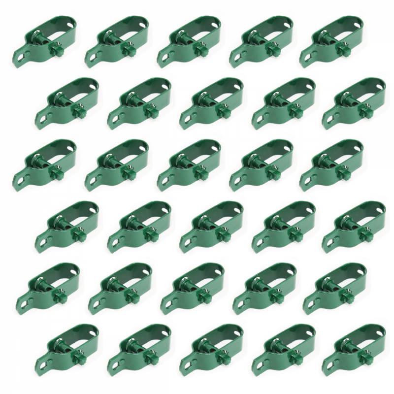 Lot de 30 tendeurs plastifiés N°2 - Vert