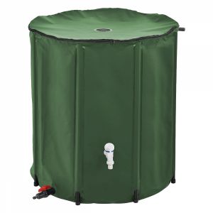Récupérateur d'eau de pluie - 200 L - Vert