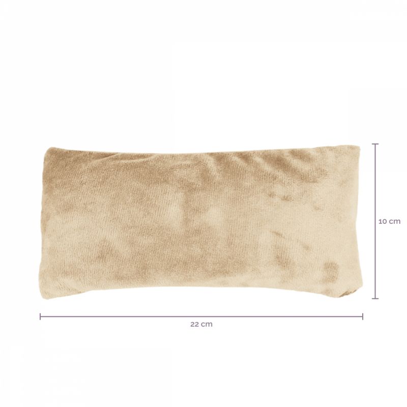 Bouillotte chauffante ou refroidissante - 10 x 22 cm - Beige