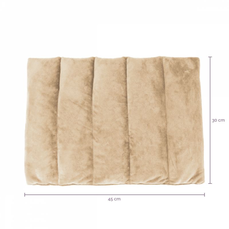 Coussin chauffant - 45 x 30 cm - Beige