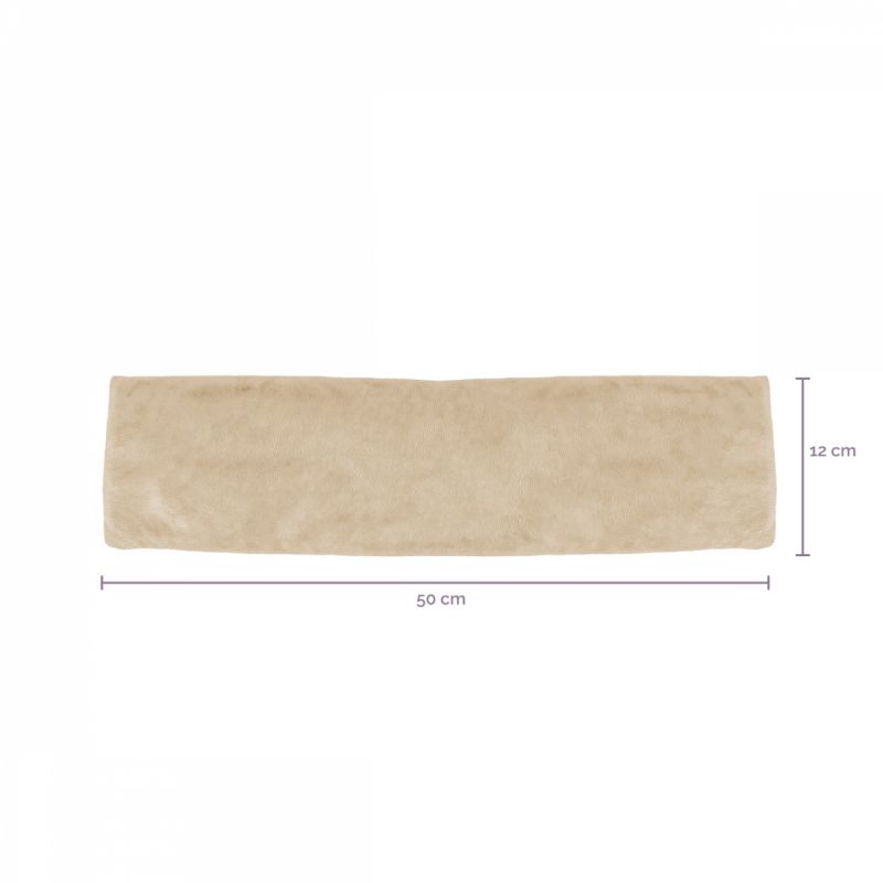 Tour de cou chauffant - 50 x 12 cm - Beige