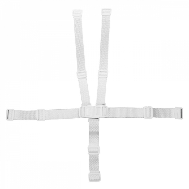 Lot de 2 harnais de sécurité pour chaise haute Ptit - Blanc
